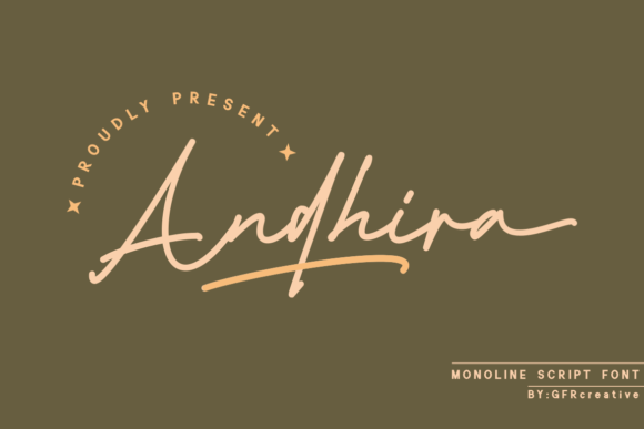 Andhira: A Versatile Script Font for Impactful Campaigns