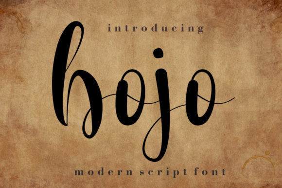 Bojo: A Versatile Script Font for Modern Web Design