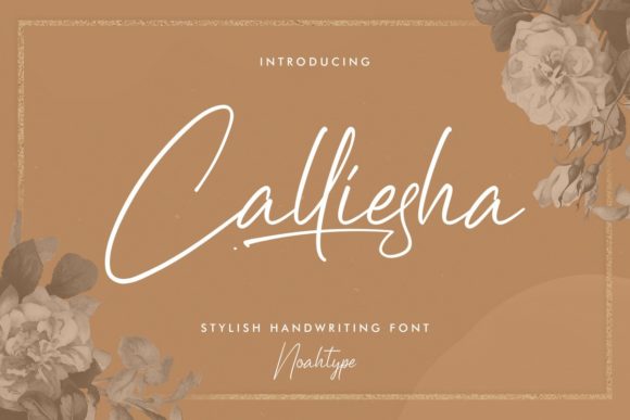 Calliesha: A Font for Elegant Editorial Design