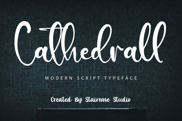 Cathedrall: A Modern Script Font for Editorial Elegance