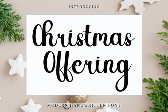 Christmas Offering: The Perfect Script Font for Your Next Campaign
