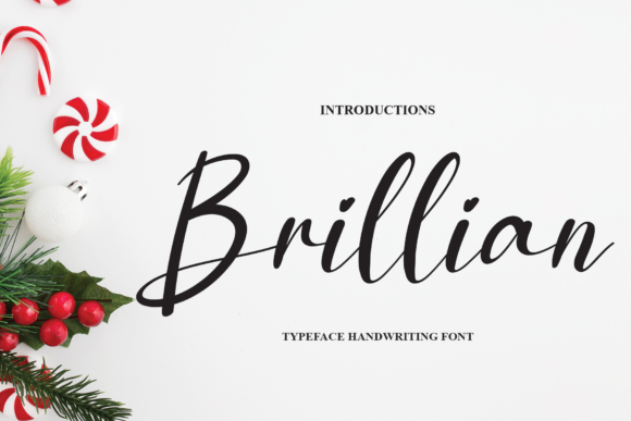 Discover Brillian: A Handwritten Font for Editorial Elegance