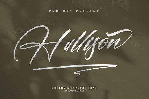 Discover Hallison: A Luxurious Script Font for Brand Campaigns
