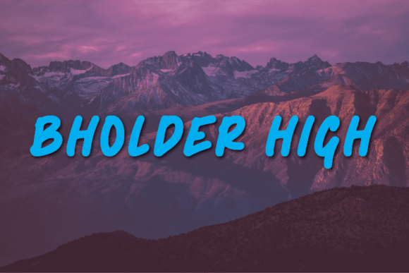 Elevate Your Craft with Bholder High: A Charming Handwritten Font