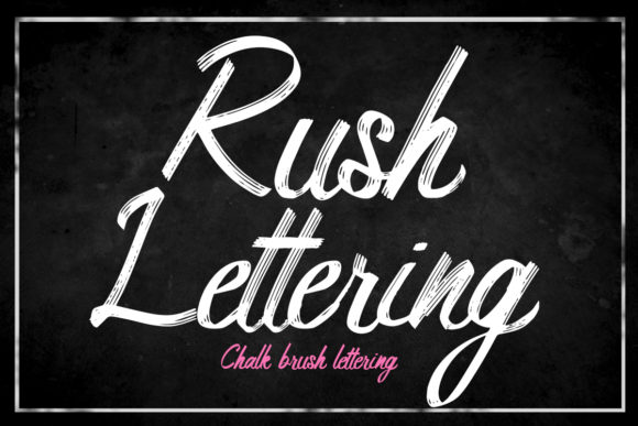 Enhance Your Brand with Rush Lettering Font