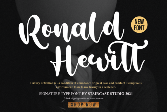 Enhance Your Campaign with Ronald Hewitt Font