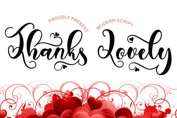 Enhance Your Editorial Design with Thanks Lovely Font