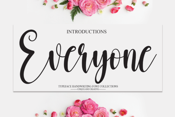 Everyone: A Handwritten Font for Authentic Branding