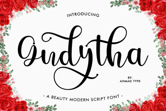 Gudytha: A Handwritten Font for Elegant Editorial Design