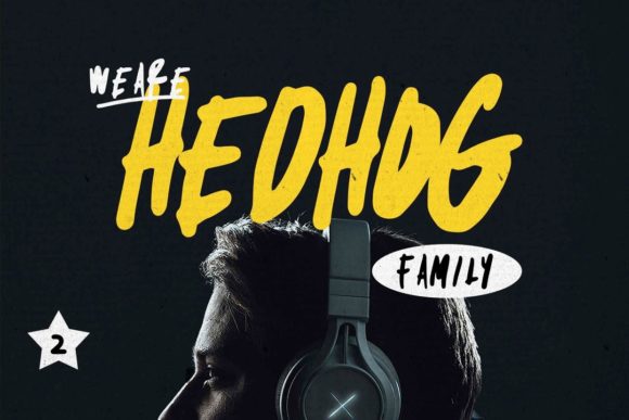 Hedhog: A Casual and Urban Handwritten Font for Creative Projects
