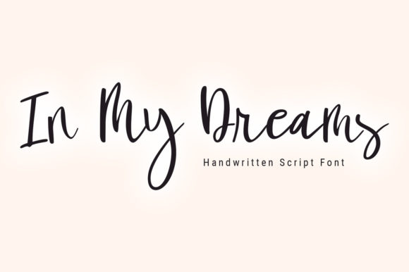 In My Dreams: A Versatile Script Font for Editorial Design