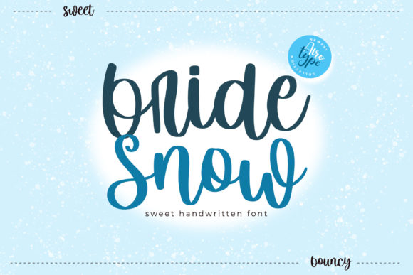 Introducing Bride Snow: A Charming Handwritten Font