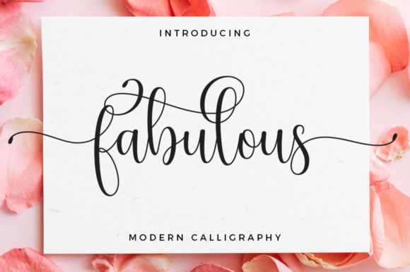 Introducing Fabulous: A Handwritten Font for Stunning Visuals