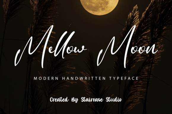 Mellow Moon: The Modern Script Font for Engaging Visuals
