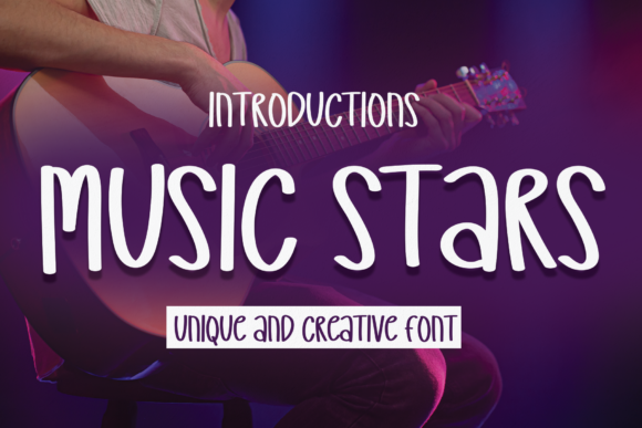 Music Stars: A Versatile Font for Creative Branding