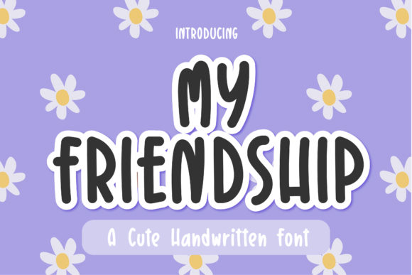 My Friendship: A Charming Handwritten Font for Web Design