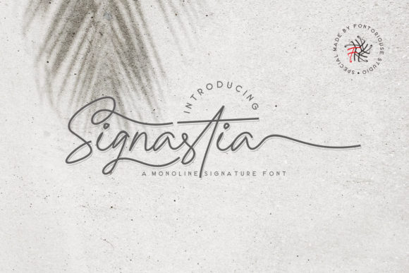 Signastia: A Delicate and Elegant Script Font for Web Design