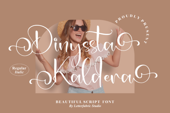 Transform Your Brand with Dinyssta Kaldera Font