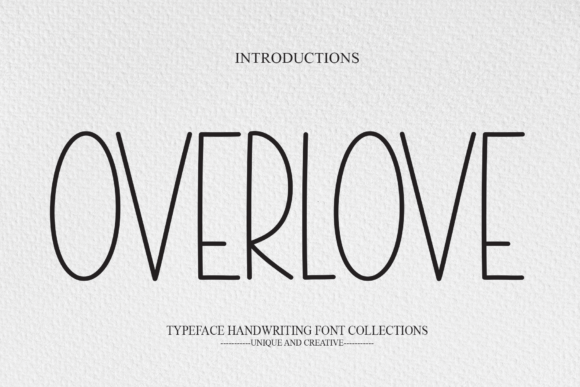 Transform Your Brand with Overlove: A Versatile Handwritten Font