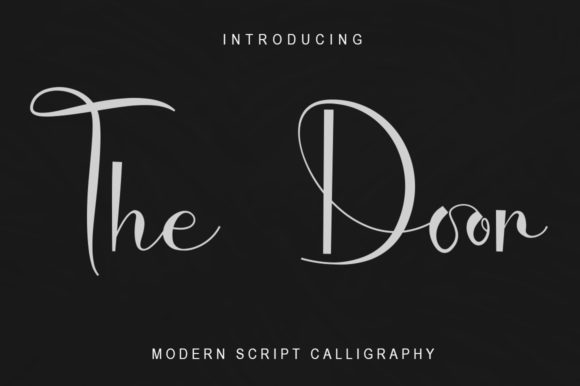 Unveiling The Door: A Charming Script Font for Web Design