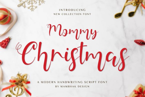 Unwrap the Charm of Mommy Christmas Font